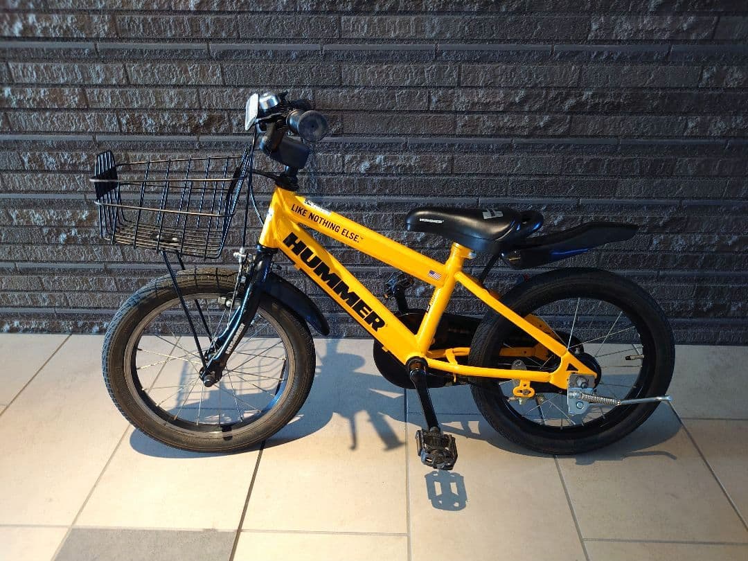 ［12/2］16インチ キッズ 子供 自転車 HUMMER KID'S16-OH HUMMER（ハマー） 特殊折りたたみ補助輪付き KID'S16-OH 16インチ 子供