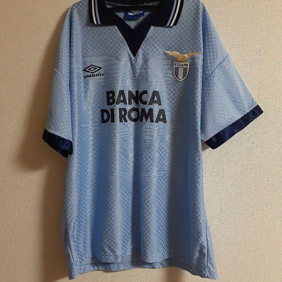 umbro　サッカーユニフォーム　LAZIO 1996-98 Lazio Away Shirt - 8/10 - (XL)